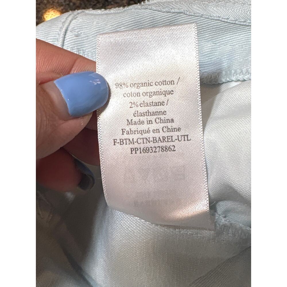 Everlane Utility Barrel Jeans Light Wash Cropped Tapered Denim Size 0 NWT - Picture 9 of 13